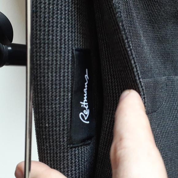 Reitman's Grey Patterned Dress Pants - 12 Petite - Picture 3 of 9